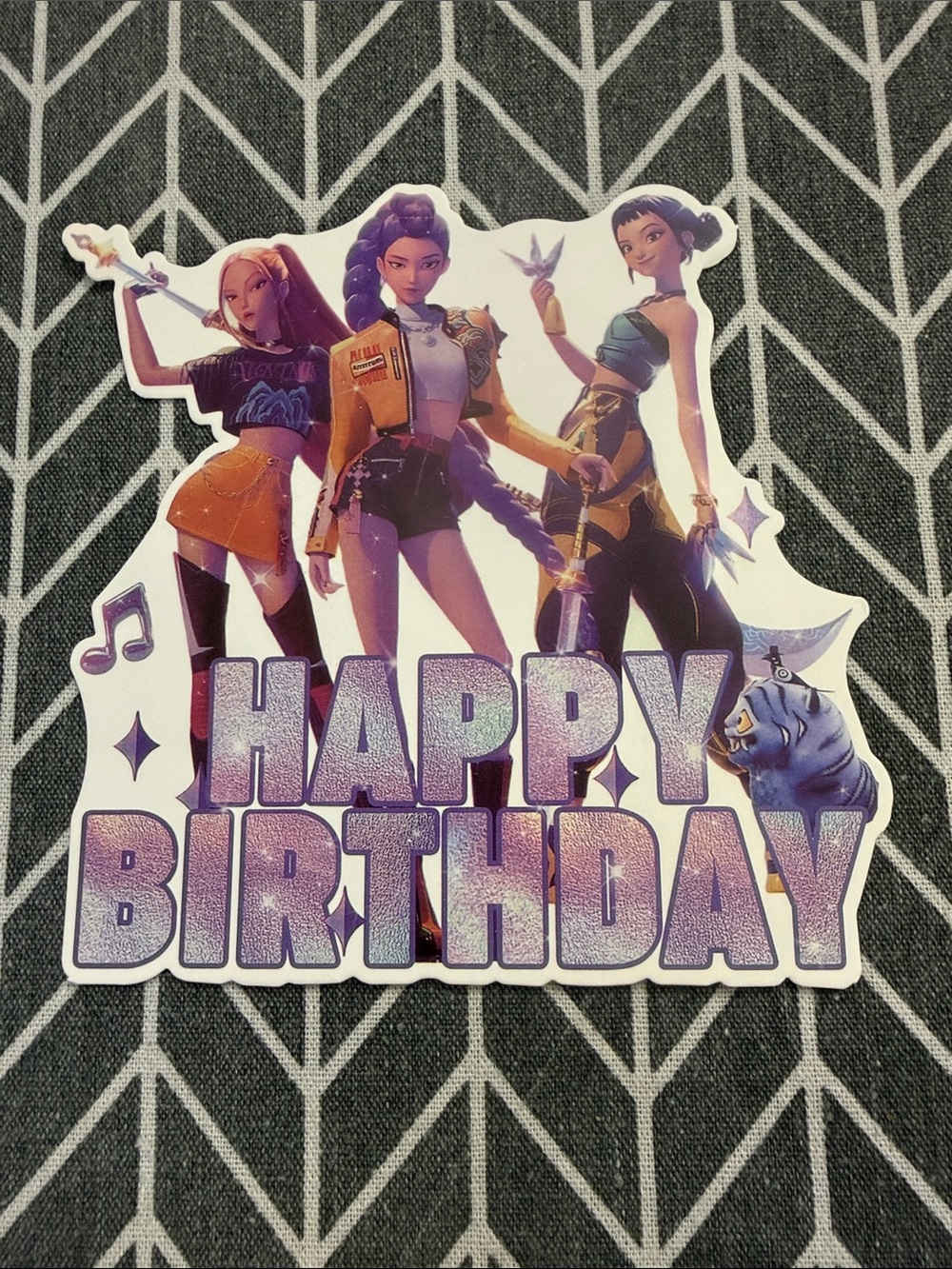 K POP demon hunters party decorations